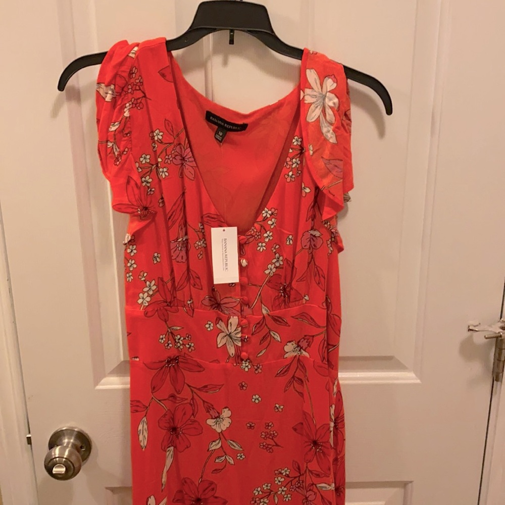 NWT MIDI Floral Banana Republic Dress